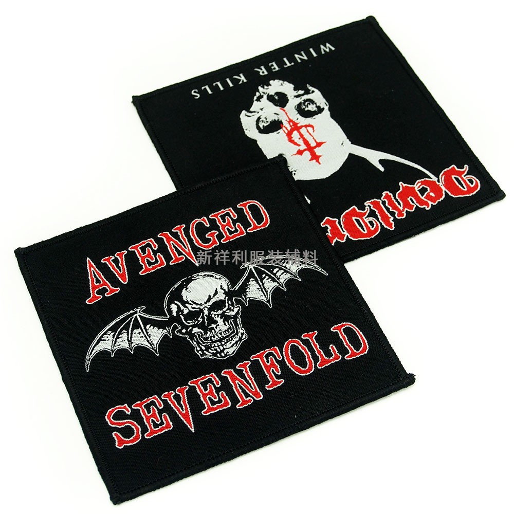 工厂电脑绣花章仔服装樱桃视频大全免费高清版刺绣臂章 复古徽章背胶魔术贴LOGO袖章