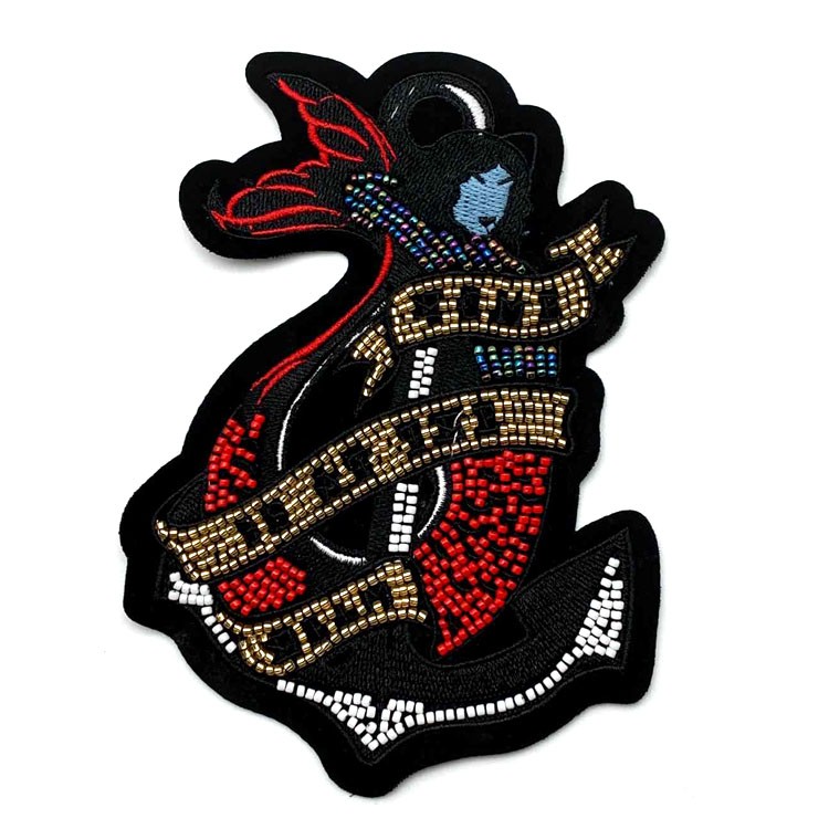 东莞厂家批发新款彩色钉珠绣 卡通动物绣花章服装樱桃视频大全免费高清版钉珠服装装饰贴