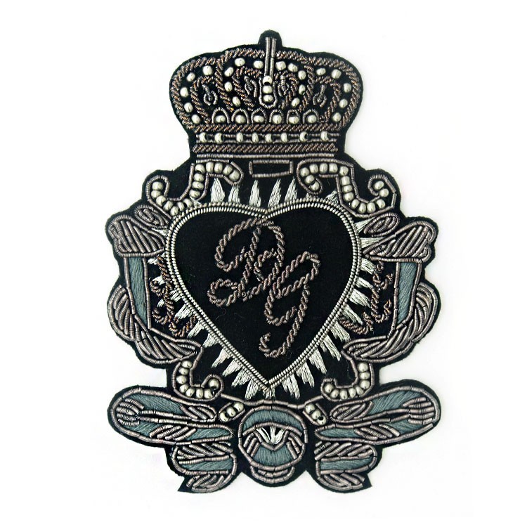 厂家批发定做真金属丝印度绣英伦风肩章胸章服装箱包樱桃视频大全免费高清版定制